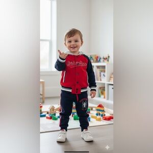 Spiderman Kids Toddler Boy Jogger Set